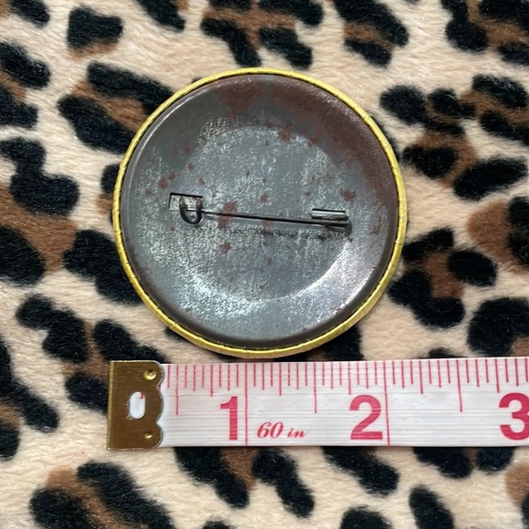 POCO 🐴 Vintage Rock Button Pin Pinback 70s 80s Music Collectible Horse - Picture 4 of 8